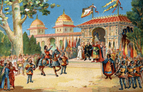 Interview between King Henry VIII and Reginald Pole, legat of the pope in England in 1554.