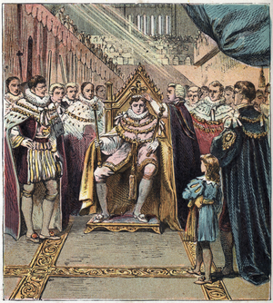 The coronation of George IV on 29/01/1820, 1890 (engraving)