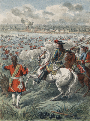 Louis XIV in Holland - Passage of the Rhine (print)
