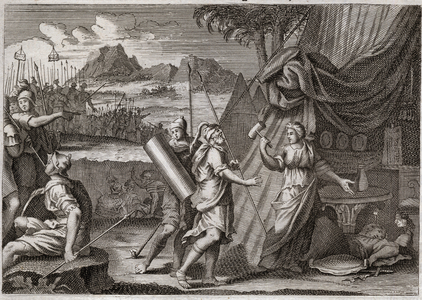 Illustration for the Royaumont Bible, 1811 (engraving)