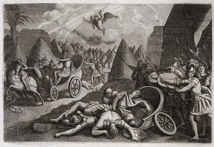 Illustration for the Royaumont Bible, 1811 (engraving)