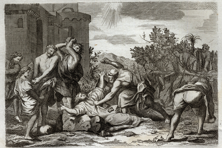 Illustration for the Royaumont Bible, 1811 (engraving)