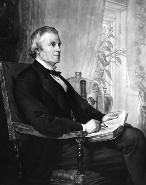 Portrait of Sir William Bowman English physicist - From a painting from the British Museum