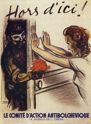 AntiBolshevik poster - 1942 Out of here! (poster)