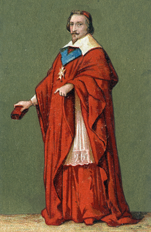 Portrait of Armand Jean Du Plessis, Cardinal de Richelieu (1585 - 1642)