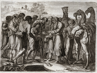 Illustration for the Royaumont Bible, 1811 (engraving)