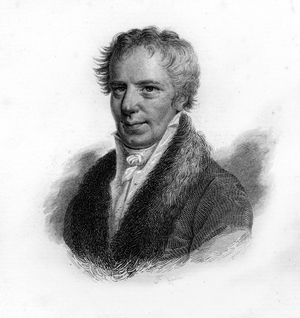Portrait of Alexander Von Humboldt (Alexander of Humboldt, 1769-1859) German naturalist and traveler. Engraving of the 19th century