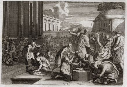 Illustration for the Royaumont Bible, 1811 (engraving)