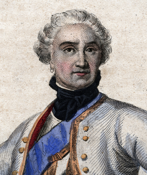 Portrait of Maurice de Saxe (1696-1750), German military in French service and Marshal General of France.