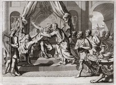 Illustration for the Royaumont Bible, 1811 (engraving)