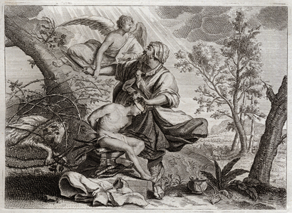 Illustration for the Royaumont Bible, 1811 (engraving)