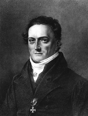 Portrait of the German philosopher Johann Friedrich Herbart