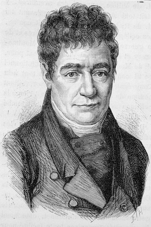 Portrait of Silvestre de Sacy - in “” L'Histoire de France”” by Henri Martin, 19th century.