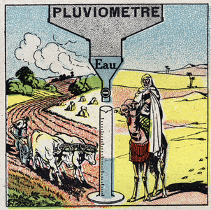 Meteorology: influence of rain on climate, use of rain. 1925 (print)
