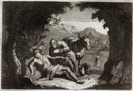 Illustration for the Royaumont Bible, 1811 (engraving)