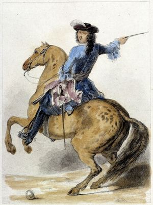 Portrait of Louis XIV (1638 - 1715), King of France.