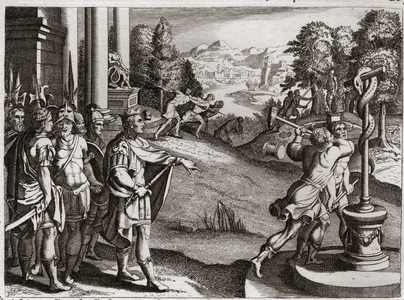 Illustration for the Royaumont Bible, 1811 (engraving)