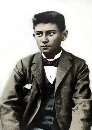 Portrait of the young Franz Kafka circa 1899