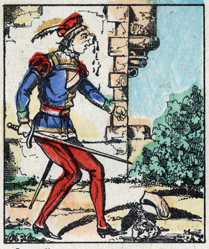 Illustration of the tale "Les Aventures de Grand Flandrin" fine 19e siecle (print)
