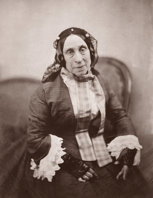 Portrait of Madame Desbordes Valmore, French poetess by Nadar (photo)