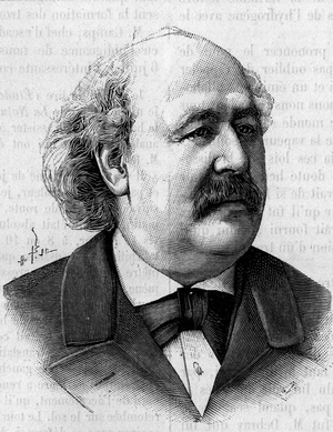 Portrait of Henri Jules Debray (1827-1888), French chemist. (From a photograph by Eugene Pirou). Engraving in “” La Nature: revue des sciences et de leurs applications aux arts et a l'industrie”” of 11 August 1888.