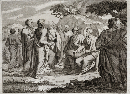 Illustration for the Royaumont Bible, 1811 (engraving)