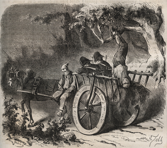 Bold escape of a force from the Toulon Bagne in the 19th century“Histoire des bagnes depuis leur création à nos jours" by Pierre Zaccone.