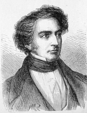 Portrait of Robert Stephenson (1803 - 1859) - in “” Album of Science; Illustrous Scholars; Great Discoveries””” 1896.