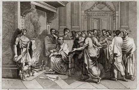 Illustration for the Royaumont Bible, 1811 (engraving)