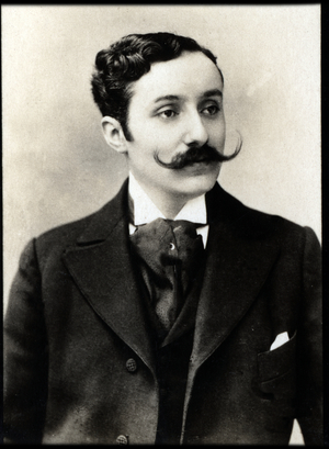 Portrait of Georges de Porto Riche (1849-1930), French dramatist and novelist. 