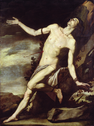 St. Sebastian (oil on canvas)