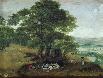 The Harvest (oil on panel)