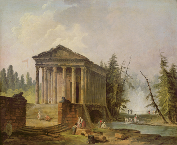 The Ancient Temple, 18th century (oil on canvas)