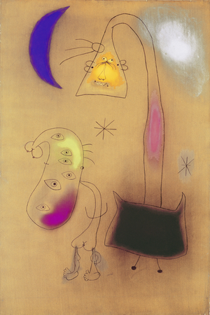 Figures in the Night, 1942 (oil on canvas)