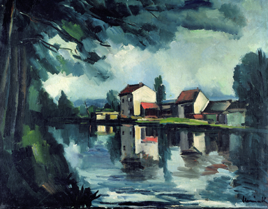 The River (oil on canvas)