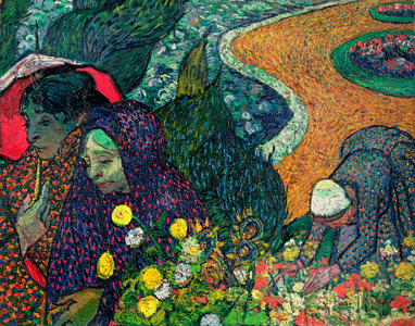 Ladies of Arles (Memories of the Garden at Etten), 1888 (oil on canvas)