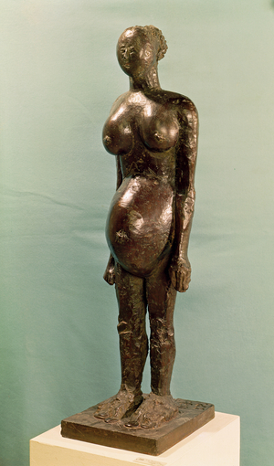 The Pregnant Woman, 1950-59 (bronze)