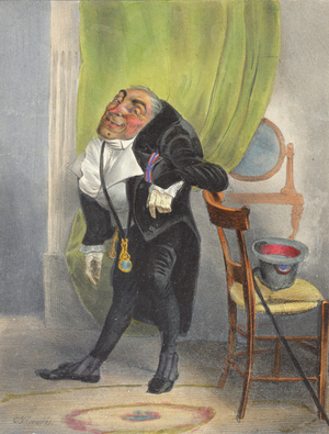 Charles Louis Philippe Henri Dieudonne Mayeux, 19th century (lithograph)