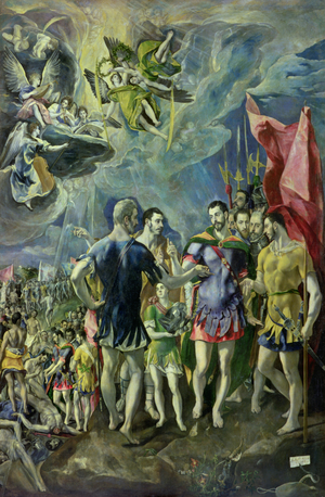 The Martyrdom of St. Maurice, 1580-83 (oil on canvas) (for detail see 62092)