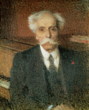 Gabriel Faure (1845-1924) (oil on canvas)
