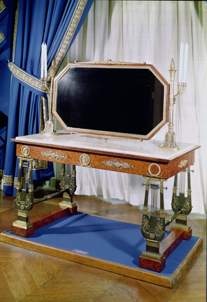Dressing table belonging to Empress Josephine (1763-1814) (wood & bronze)