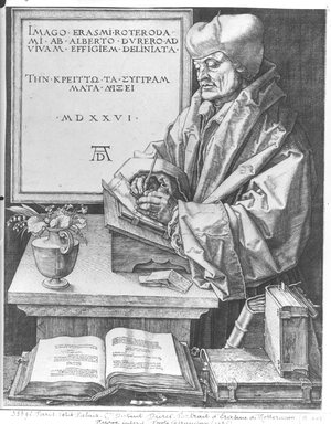 Desiderius Erasmus of Rotterdam, 1526 (engraving)