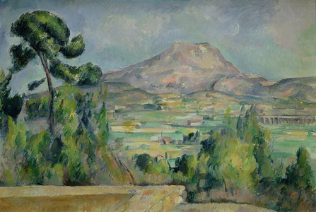 Mont Sainte-Victoire, c.1887-90 (oil on canvas)