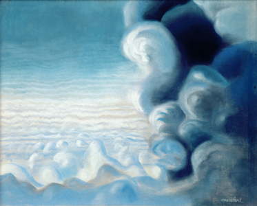 Storm over the Sea of Clouds, c.1960 (pastel on paper)