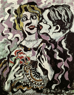 Veglione, Cannes, 1924 (Ripolin on canvas)