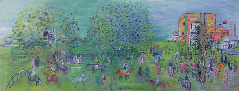 Ascot, c.1930 (oil on canvas)