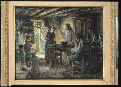 Christ with the Meek, 1903-04 (pastel on paper)