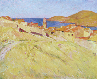 Collioure Landscape (oil on canvas)