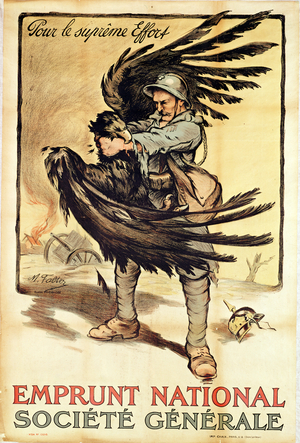 'For The Supreme Effort', National Loan, Societe General, 1st World War poster (colour litho)