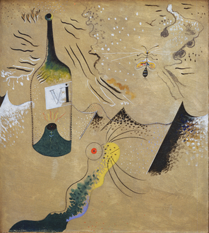 The Bottle of Wine, 1924 (oil on canvas)